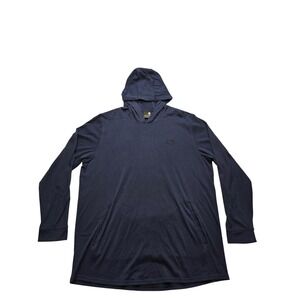 Under‎ Armour Performance Hoodie Navy Blue Long Sleeve Athletic Shirt Mens 2XL